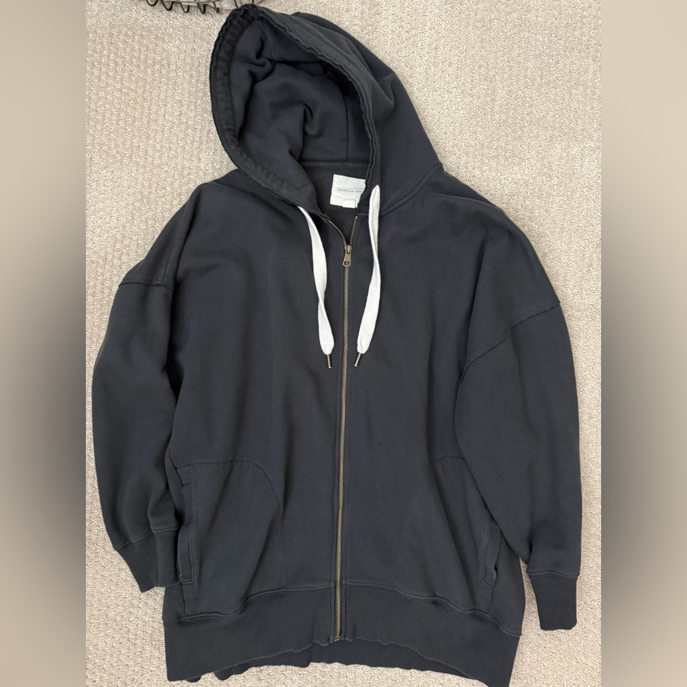 American Eagle Outfitters Black oversized Hoodie
